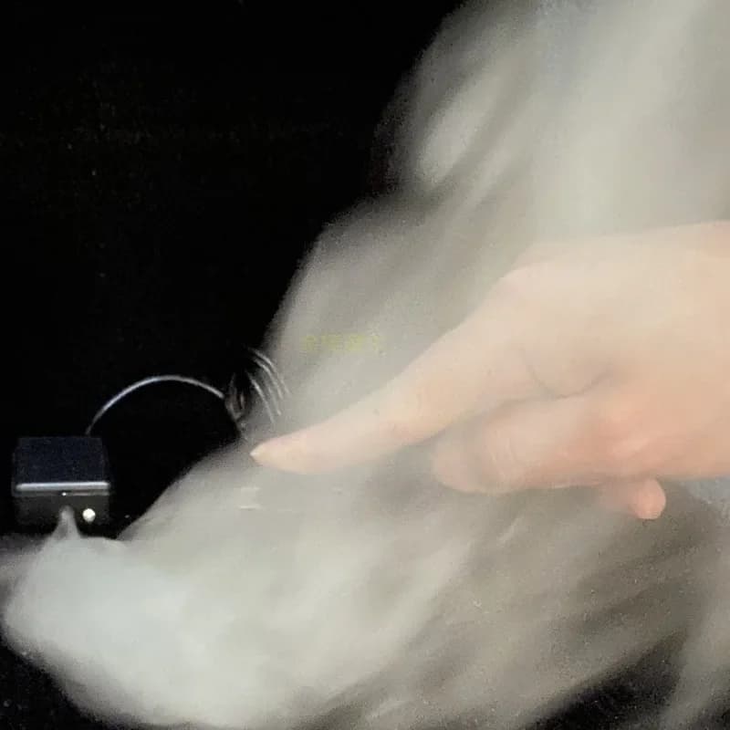 Mini dispositivo de humo con Control de brazo Flash (truco + enseñanza en línea) carga trucos de magia accesorios de magia mentalismo primer plano