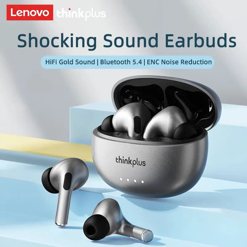Lenovo LP5 PRO auriculares inalámbricos Bluetooth 5,4 TWS sonido HiFi auriculares para juegos auriculares deportivos Larga modo de reposo control