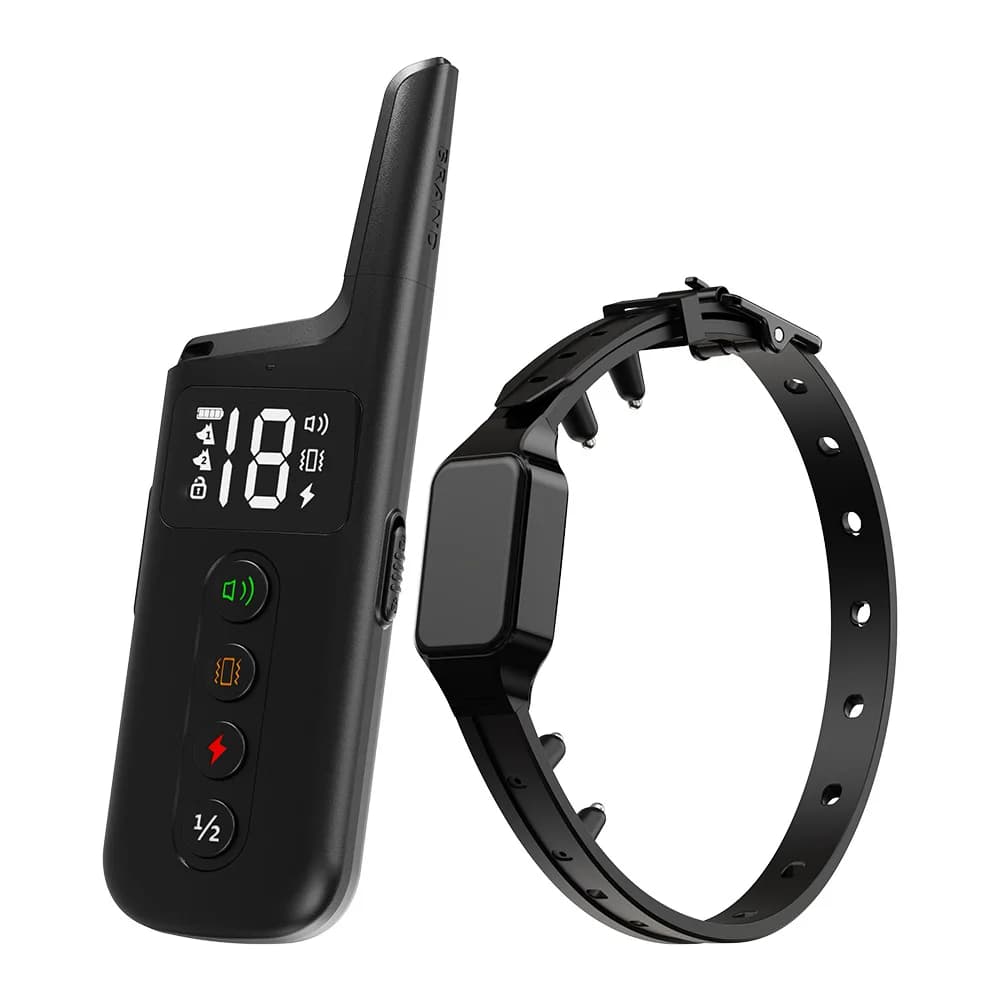 Nuevo Collar de Adiestramiento para Perros con Alcance de 500m, Collar Antiladridos Impermeable y Recargable con Control Remoto Eléctrico para