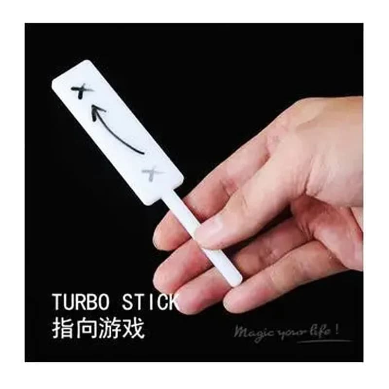 3 unids/lote Turbo Stick (solo truco) truco de Magia escenario trucos de Magia mentalismo Primer plano accesorios de Magia Magia calle