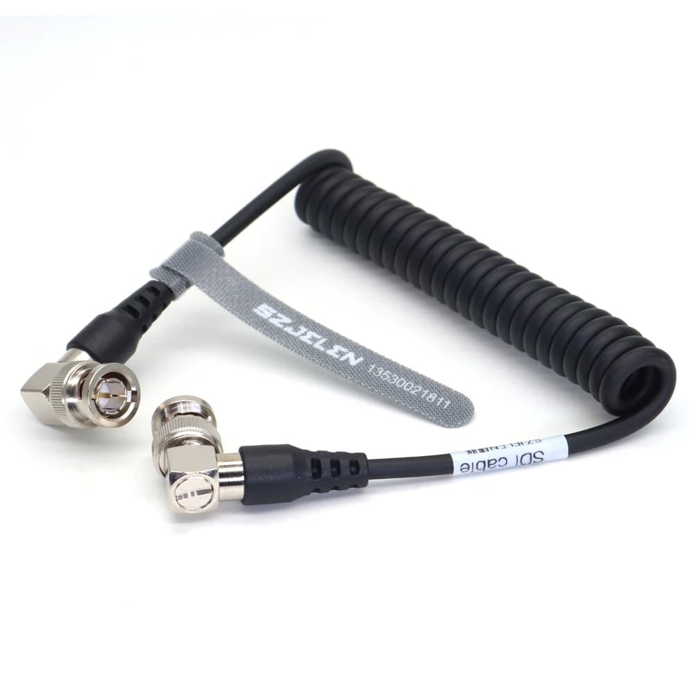 Codo BNC-Codo BNC HD SDI Video Cable coaxial 75 cable coaxial amera SDI cable de vídeo