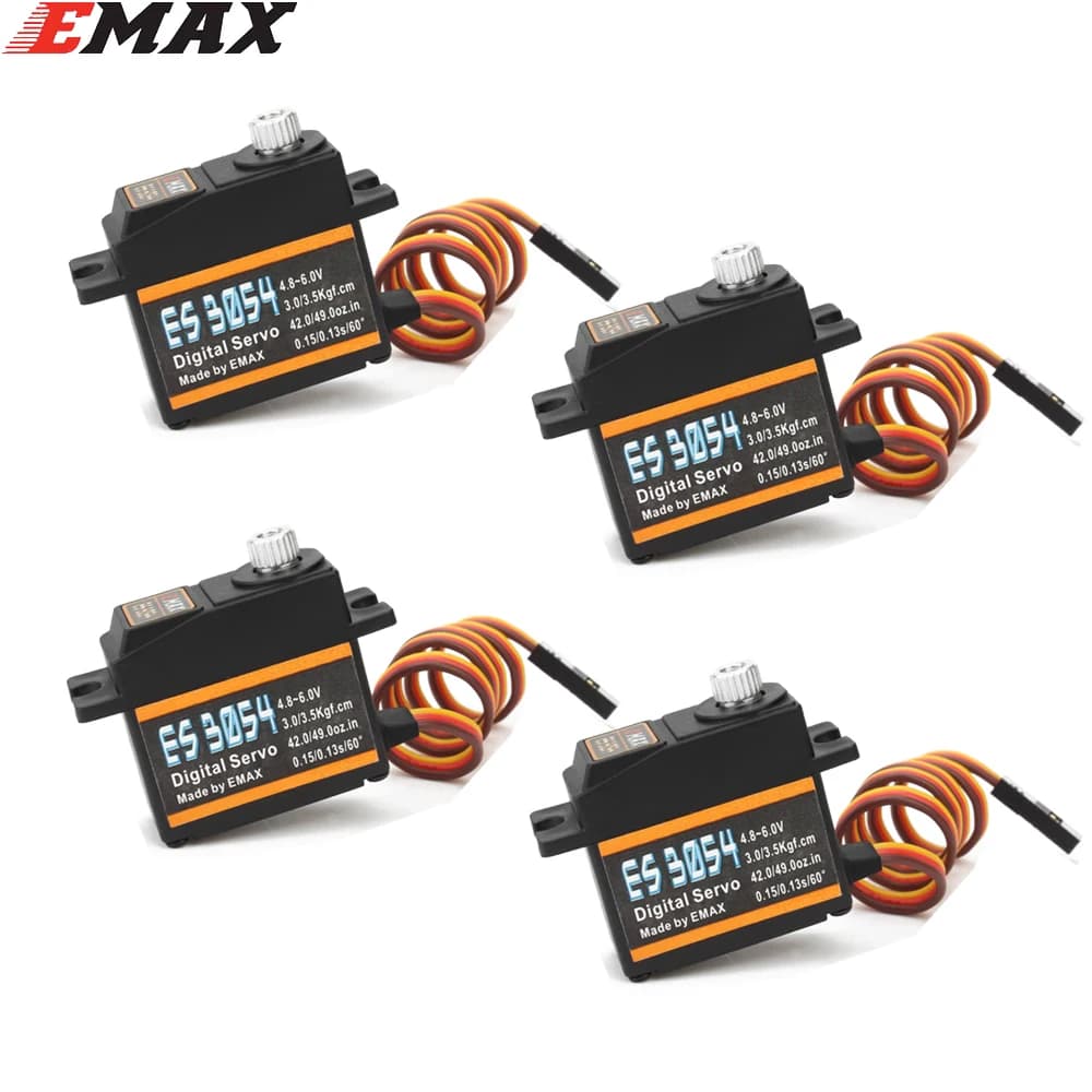Emax ES3054 17g 3,5 kg 0,13 segundos 23T Servo Digital de engranaje de Metal para actualización de avión RC ES3154