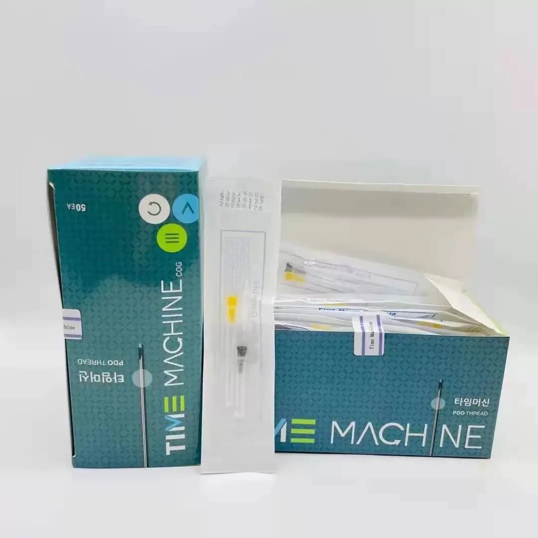 Caja de 50 unidades de microcánulas de punta roma para relleno de labios/nariz, agujas desechables de acero inoxidable de 22G 50mm, 25G 50mm, 27G