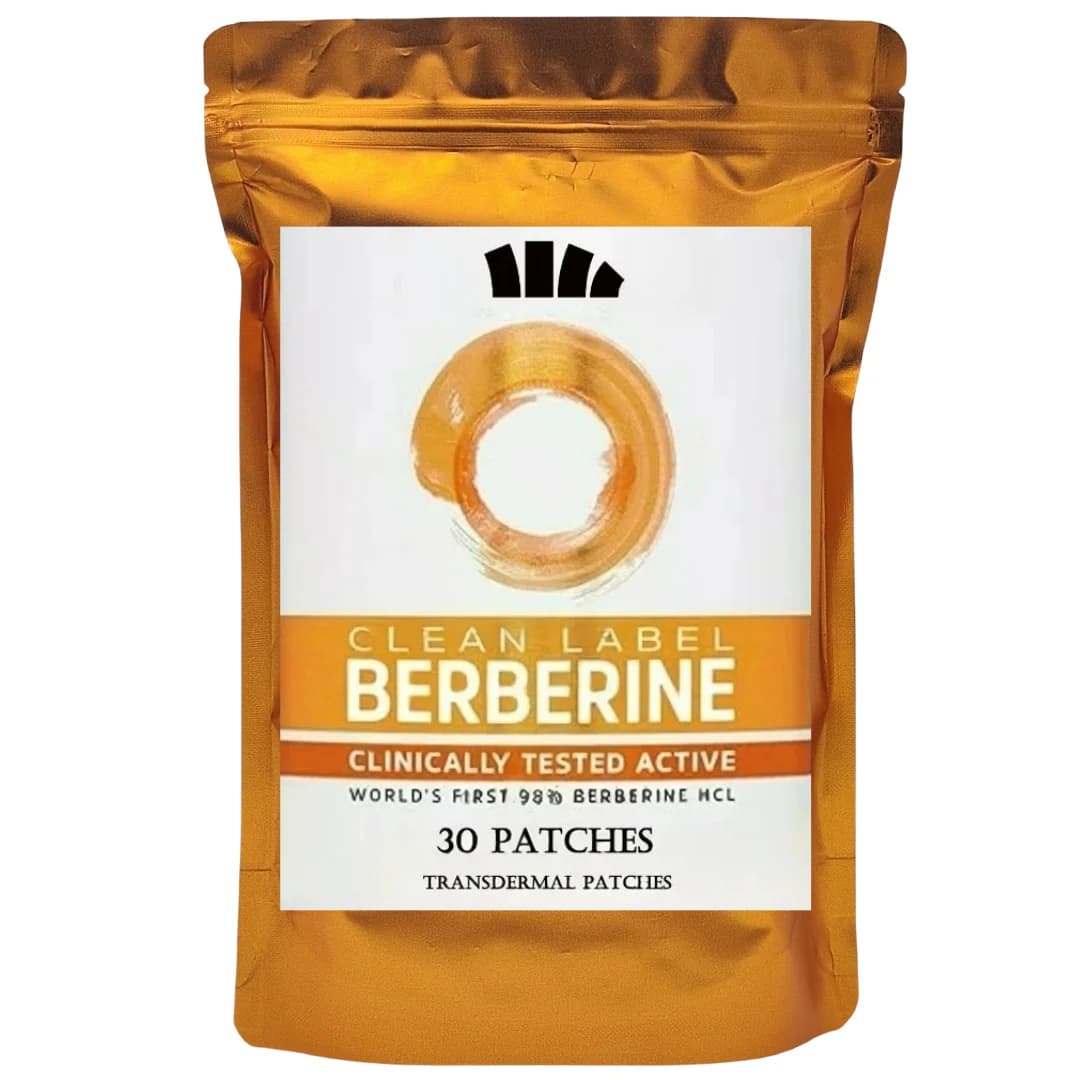 Parches Transdérmicos de Berberina, Sistema Inmunológico Saludable, Apoyo Metabólico y de Colesterol - 30 Parches