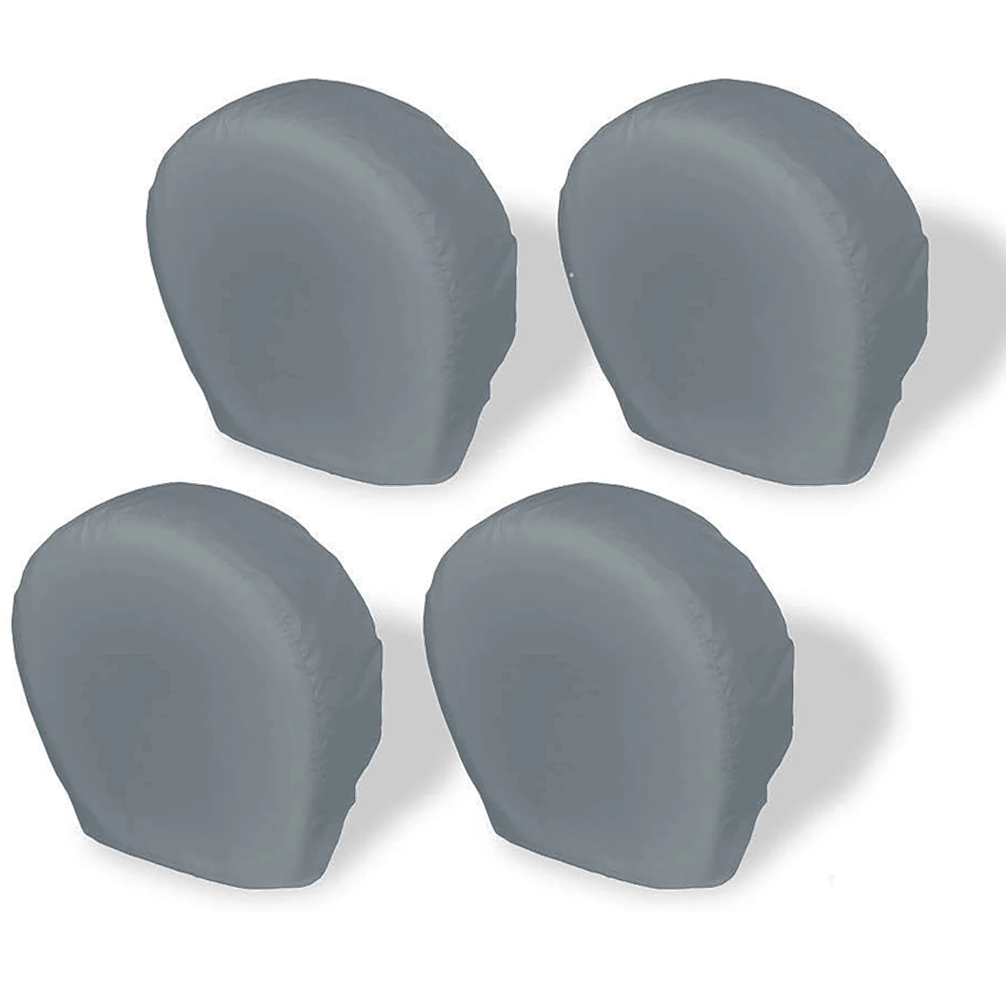 Paquete de 4 cubiertas para neumáticos: protector de ruedas resistente para camiones, SUV, remolques, camper, RV universal, impermeable, resistente