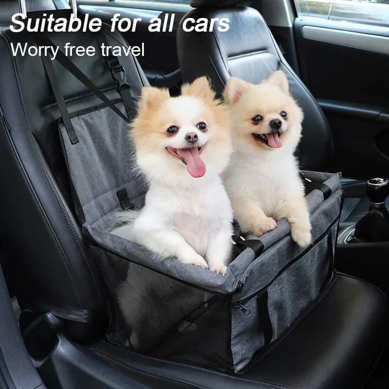 Cojín para asiento de mascota de coche, bolsa colgante extraíble y lavable, asiento de seguridad, cama para mascotas, estera nido para coche,