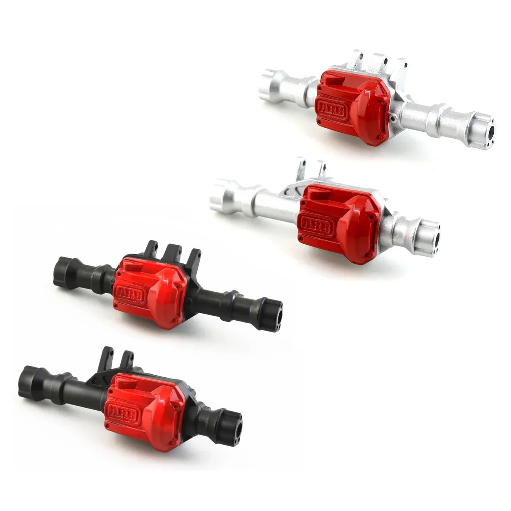 Carcasa de eje delantero y trasero de Metal, 2 uds., con cubierta diferencial, 300g, para Traxxas TRX4 1/10 coche trepador de control remoto, piezas