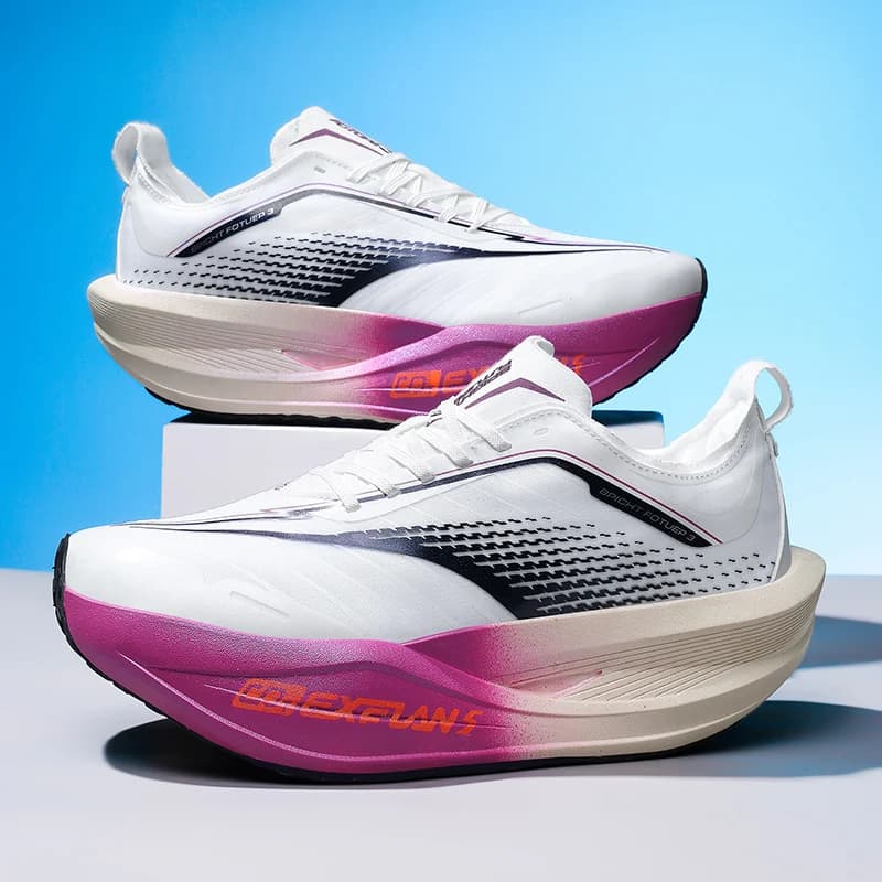 Zapatillas Deportivas para Maratón, Casuales, para Hombre, con Placa de Carbono, Amortiguadoras, Resistentes, Unisex, Cómodas, Atléticas