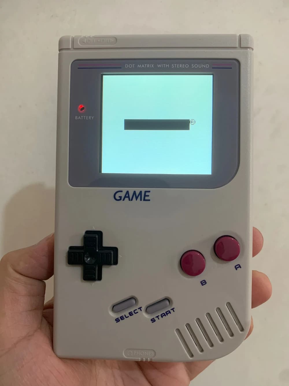 Consola de juegos portátil GB con pantalla IPS de alto brillo y una carcasa de controlador completamente nueva para GAME BOY DMG