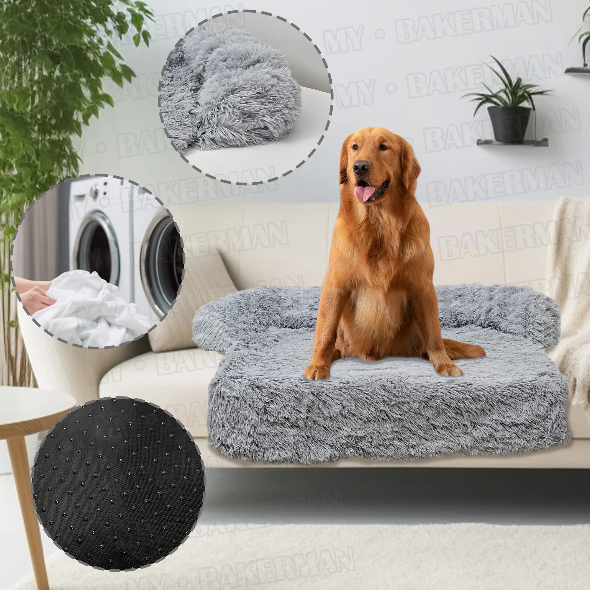 Casa para gatos de peluche suave, casa para perros, cama cálida para invierno para mascotas, cama para gatos, estera para gatos, sofá para dormir