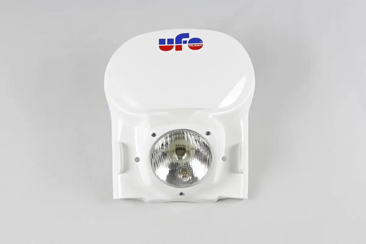 Portafaro Universal Vintage Completo (78-88) / Portafaro UFO Blanco de Plástico Vintage