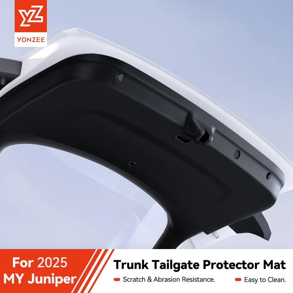 Protector de Maletero para Tesla Model Y Juniper 2026, Almohadilla Protectora de TPE Antisuciedad e Impermeable para la Parte Trasera del Vehículo