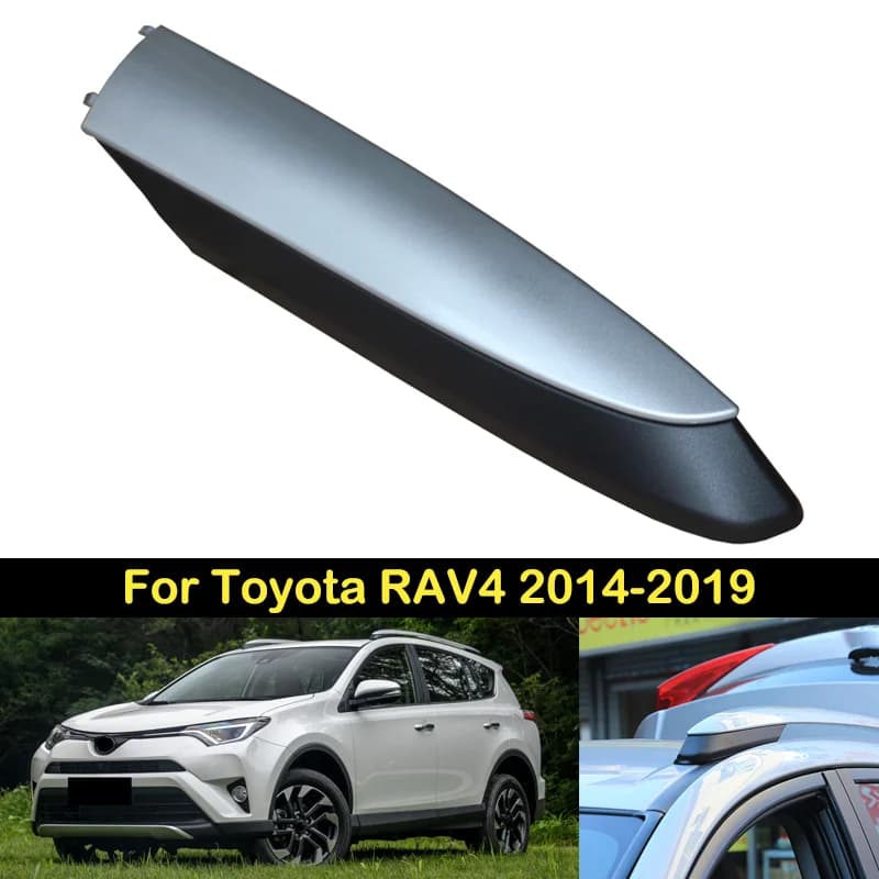 DECHO cubierta de portaequipajes de coche para Toyota RAV4 2014 2015 2016 2017 20182019   Tapa de la tapa del portaequipajes del techo, tapa