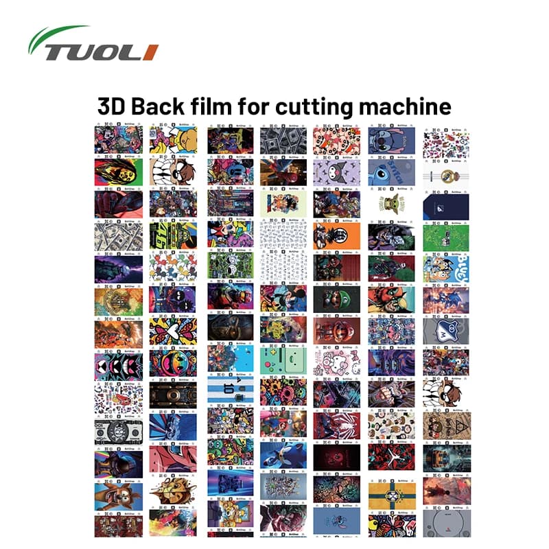 Película protectora trasera 3D Mix de TuoLi, adhesivo para teléfono, cubierta para smartphone, piel T TL-168 TL-568 TL-518 TL-168Plus, máquina de