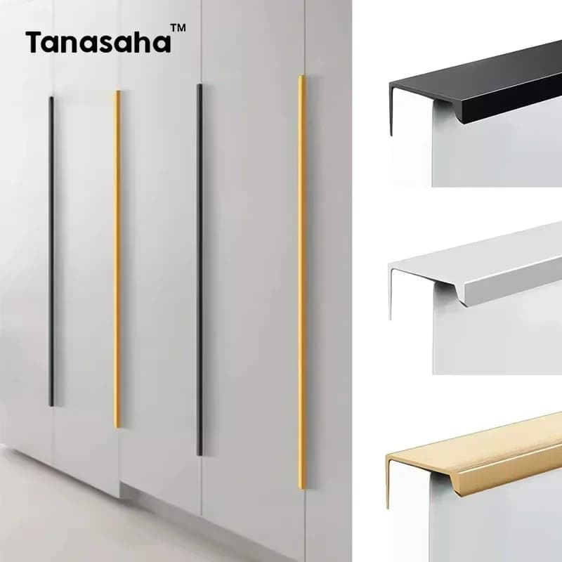 negro cepillado oro plata oculto tiradores para armarios y cajones pomos y tiradores para cajones pomos y tiradores para cajones zapateros muebles