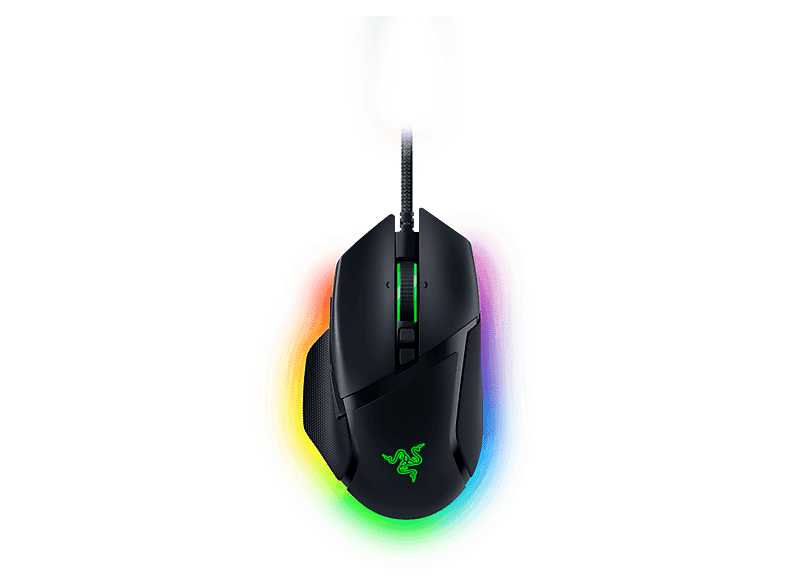 Ratón gaming - Razer Basilisk V3, Por cable, 26000 ppp, 11 Teclas Programables, Negro