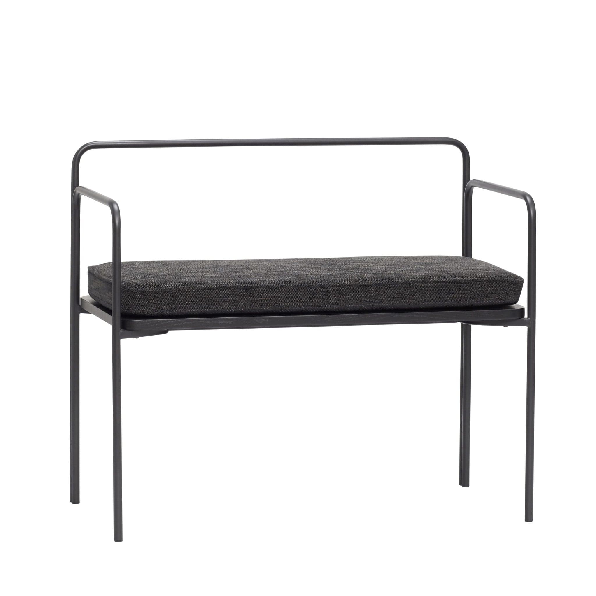 Hubsch Sofá con almohada incluida - negro