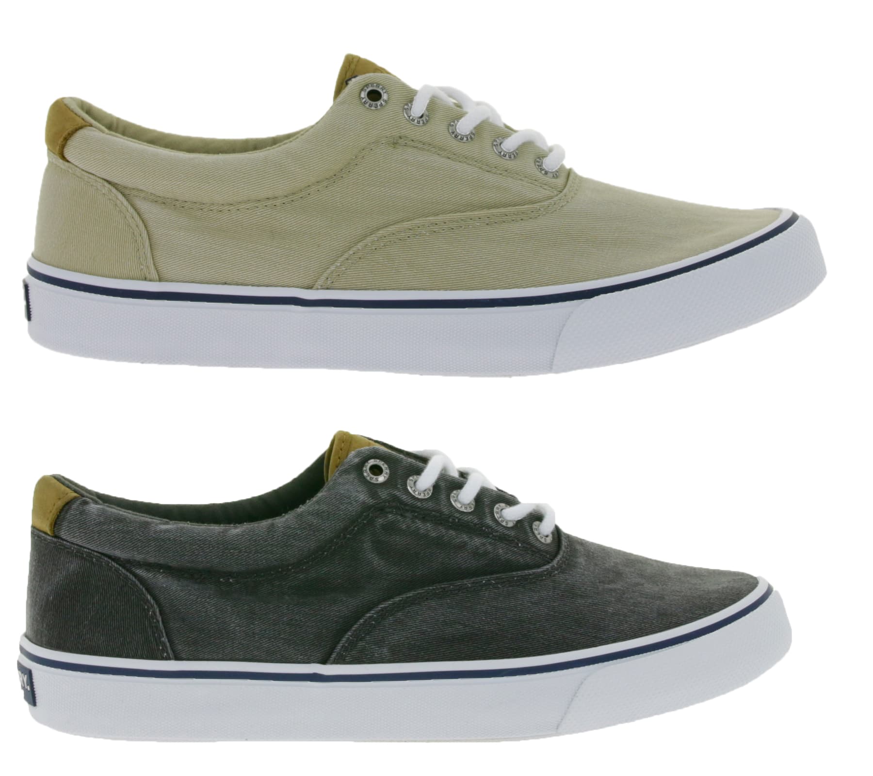 SPERRY Zapatilla de hombre Bahama Striper II Cvo SW de lona con tecnología wave siping en diferentes colores