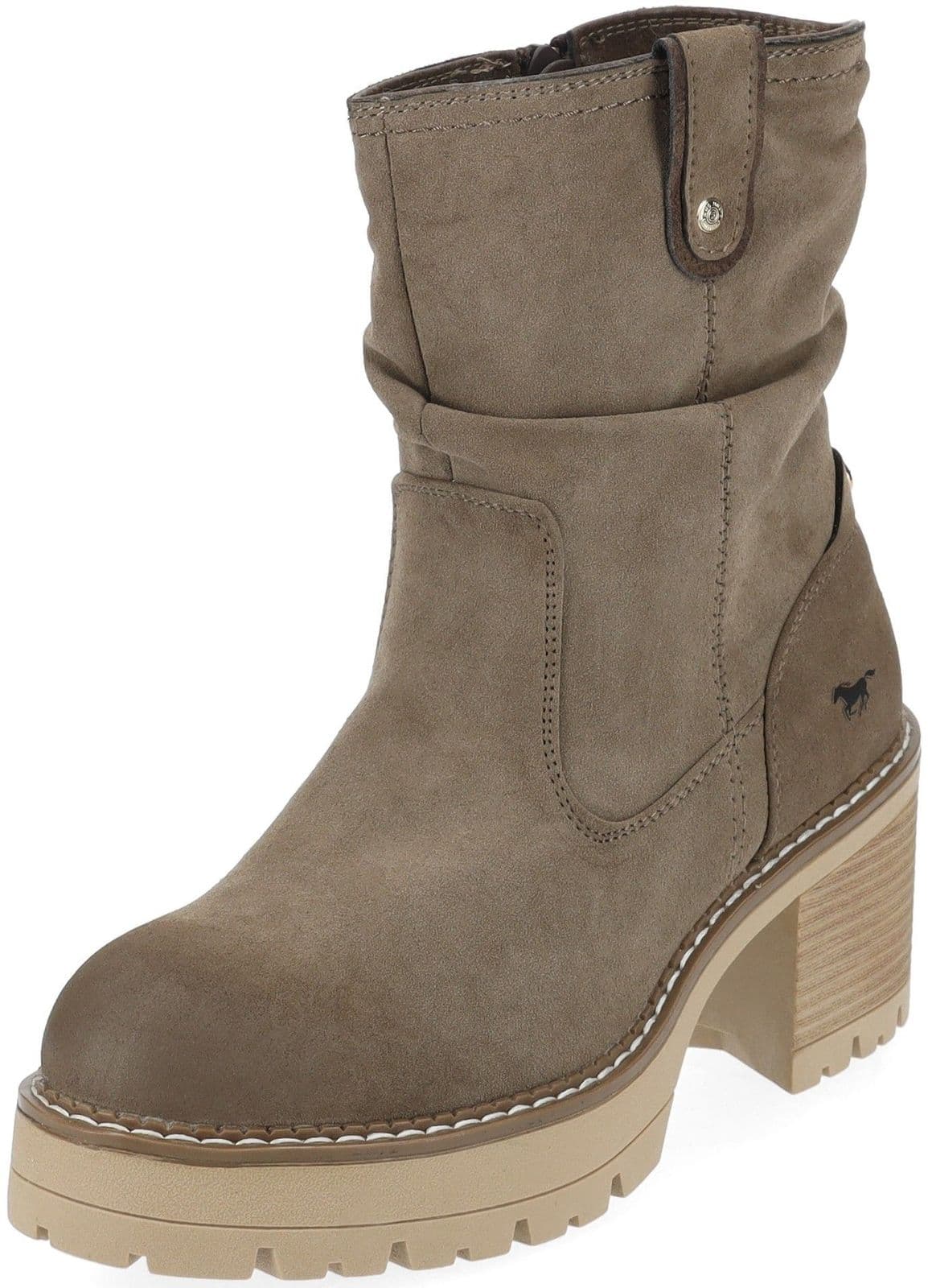 Botines cómodos MUSTANG para mujer 1473-601-308 marrón