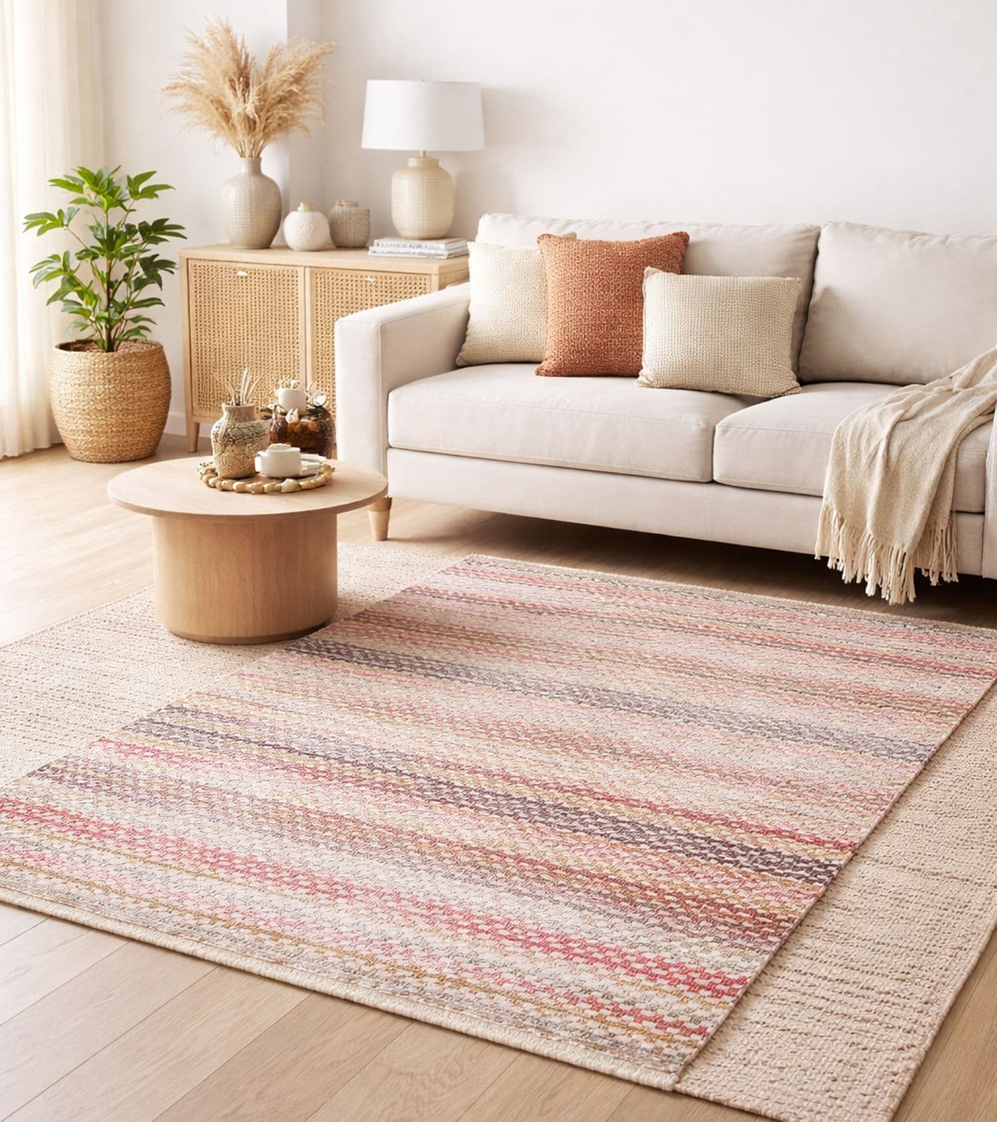 Alfombra estilo vintage, alfombra para sala de estar, accesorio para el hogar, alfombra decorativa 926728 Marrón/Beige/Rojo