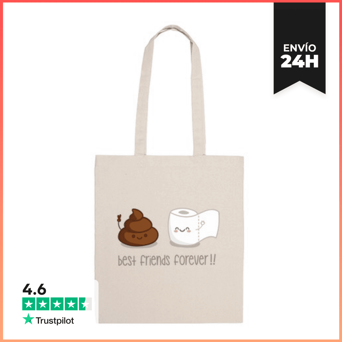 Bolsa De Tela Friends forever! laTostadora