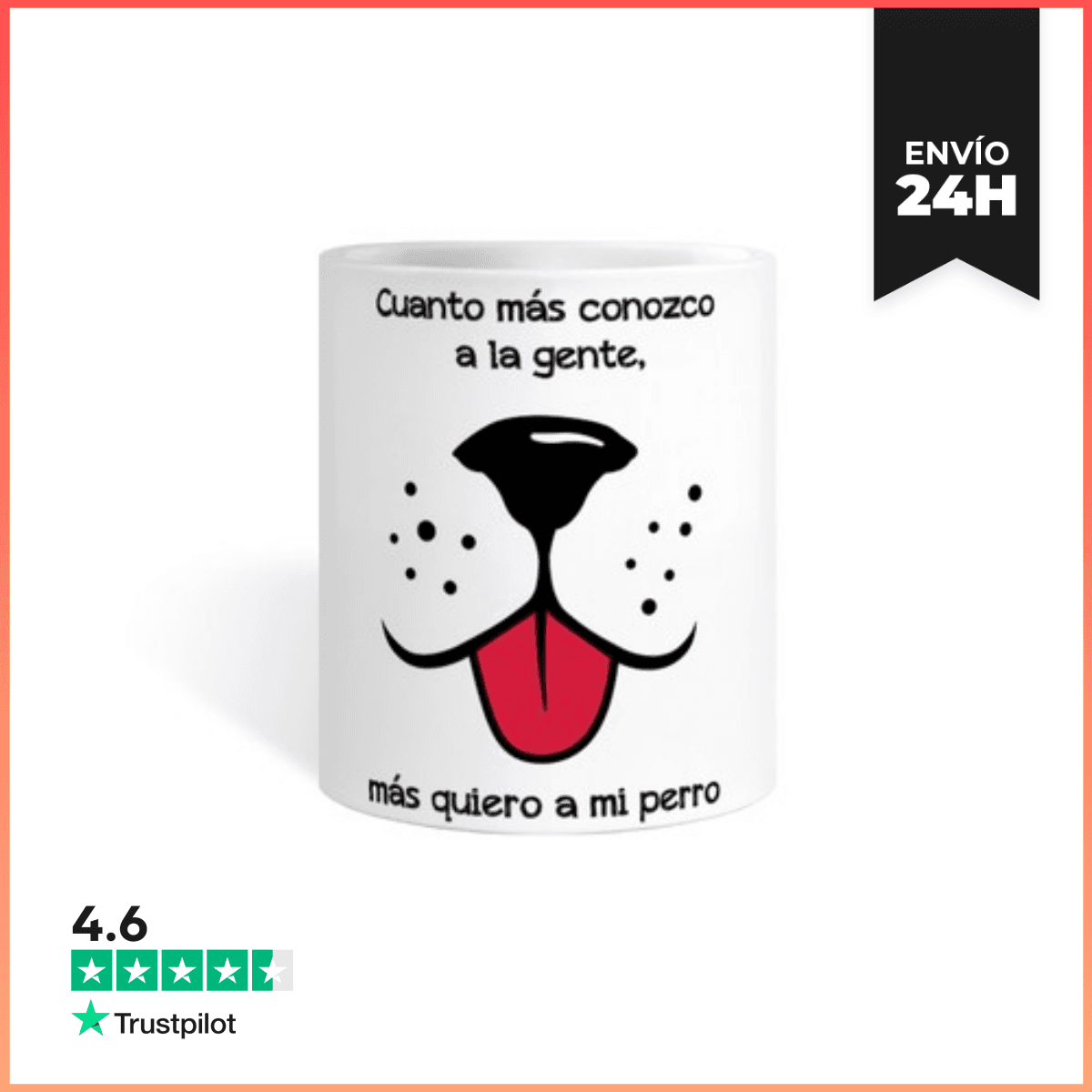 Taza Amor perruno - Perro - Mascota laTostadora