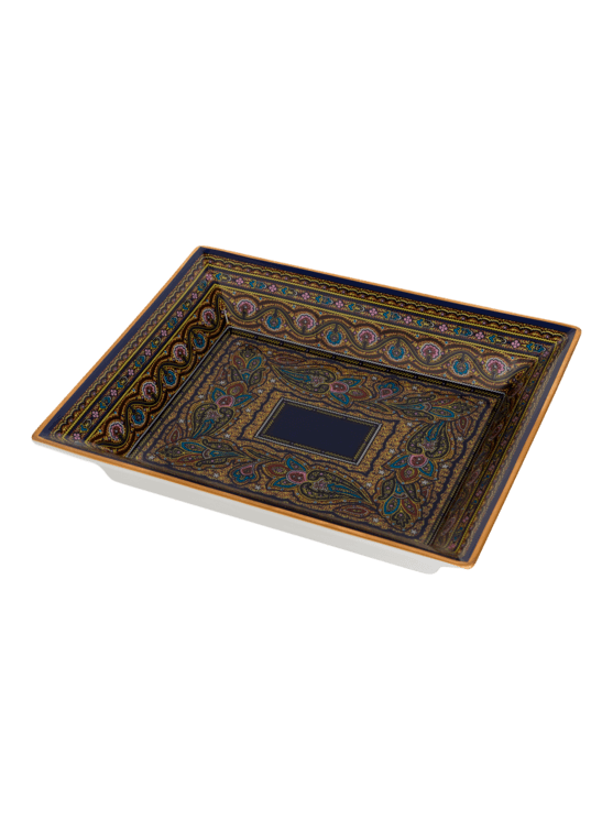 Etro, Bandeja De Porcelana, Azul