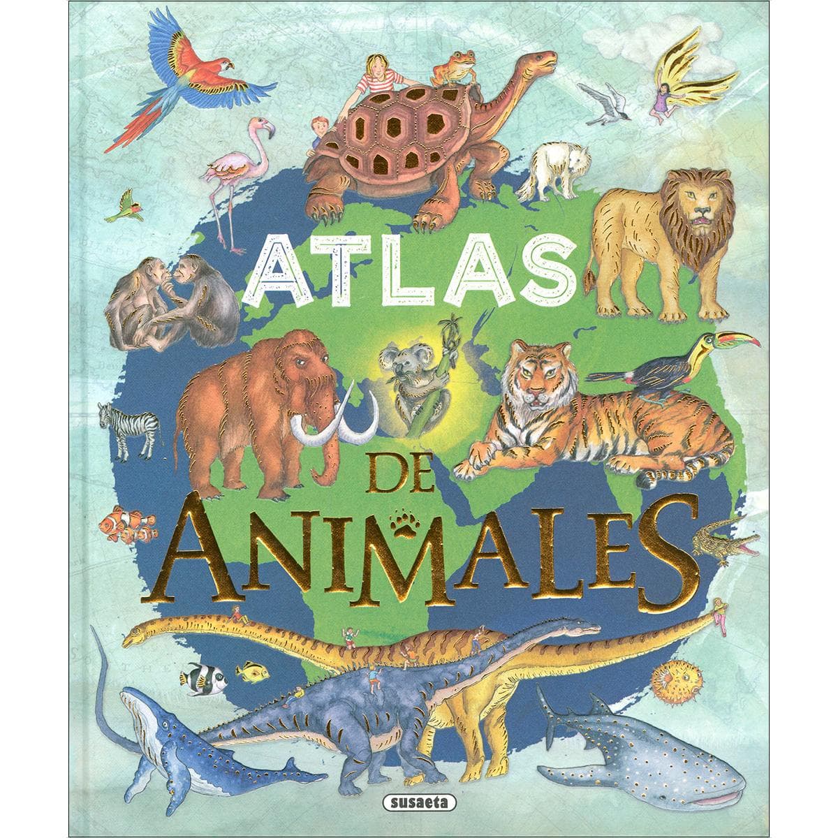 Atlas de animales (Tapa dura).