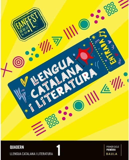 Quadern Llengua catalana i literatura 1r Primària Fanfest - Espiral (Tapa blanda).