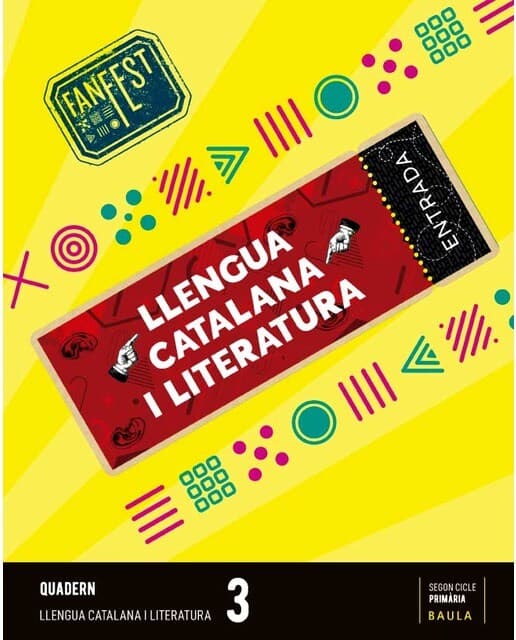 Quadern Llengua catalana i literatura 3r Primària Fanfest - Espiral (Tapa blanda).
