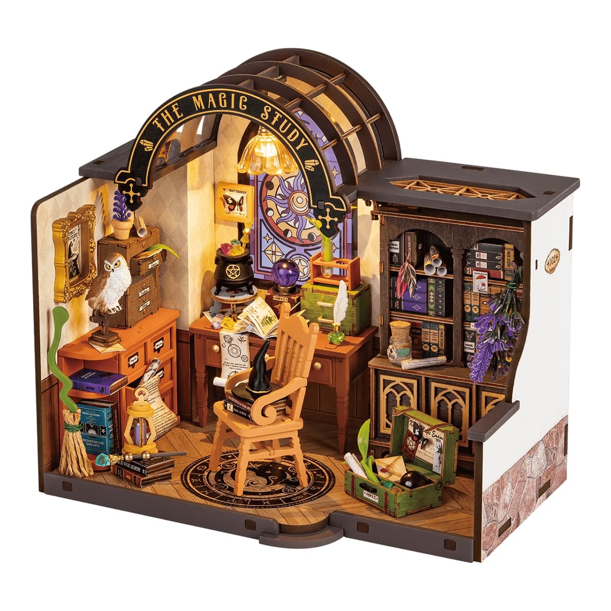 Maqueta de casa en miniatura Rolife The Magic Study.