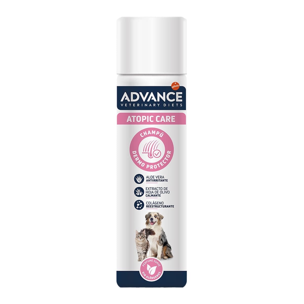 Advance - Champú Advance para perros cachorros y adultos Atopic Care 300 ml.