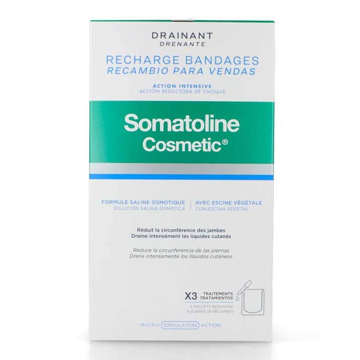 Somatoline Recambio Para Vendas Drenantes 6 Uds