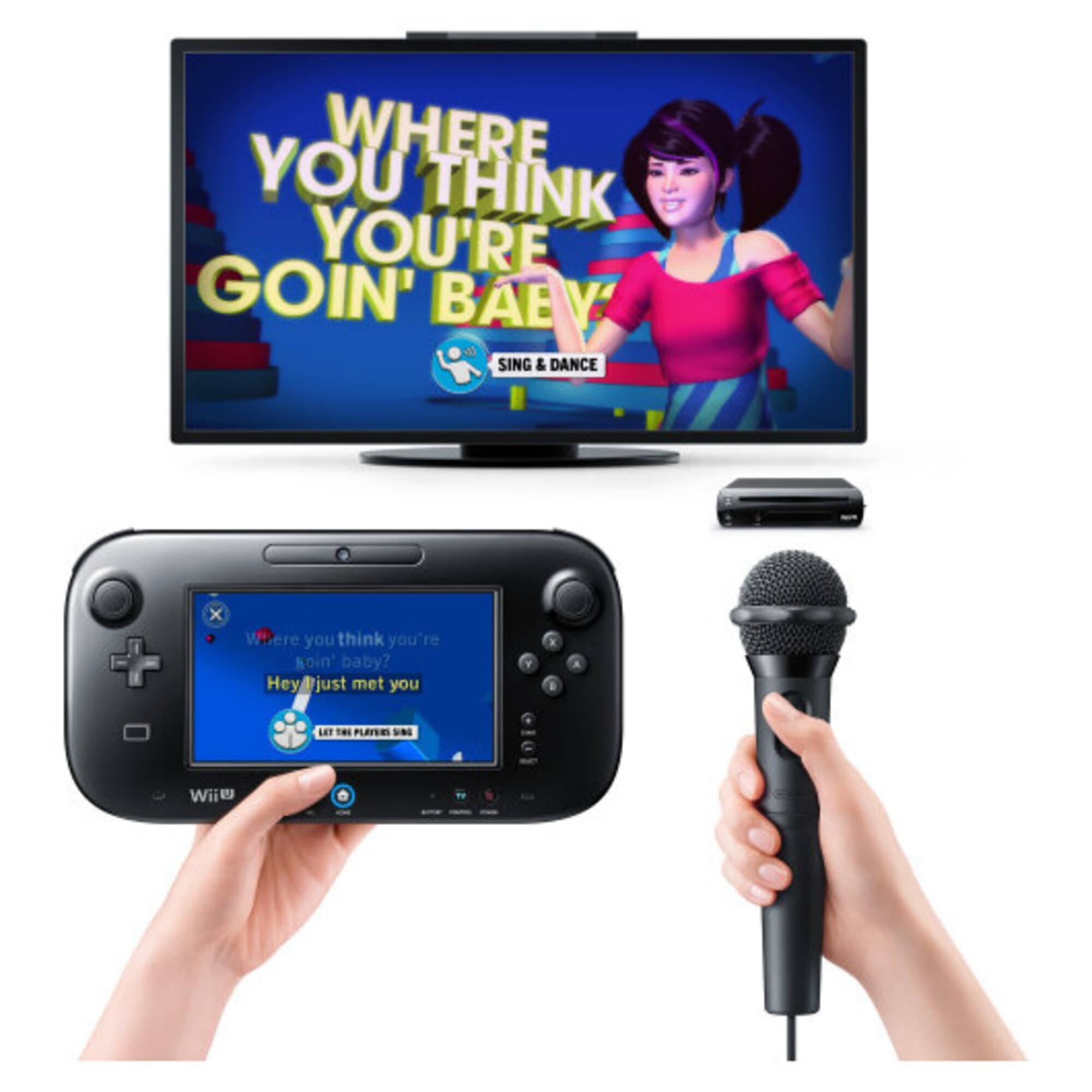 SING PARTY con micrófono para consola NINTENDO Wii U - Nuevo