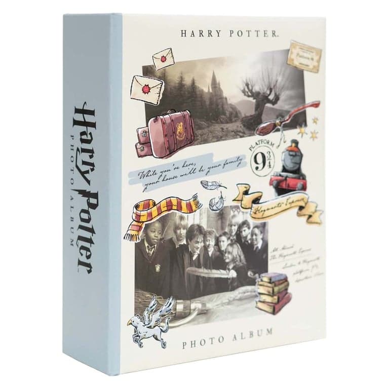 Harry Potter Álbum de Fotos Temático de Harry Potter para 100 Fotos de 10x15cm Azul - Nuevo