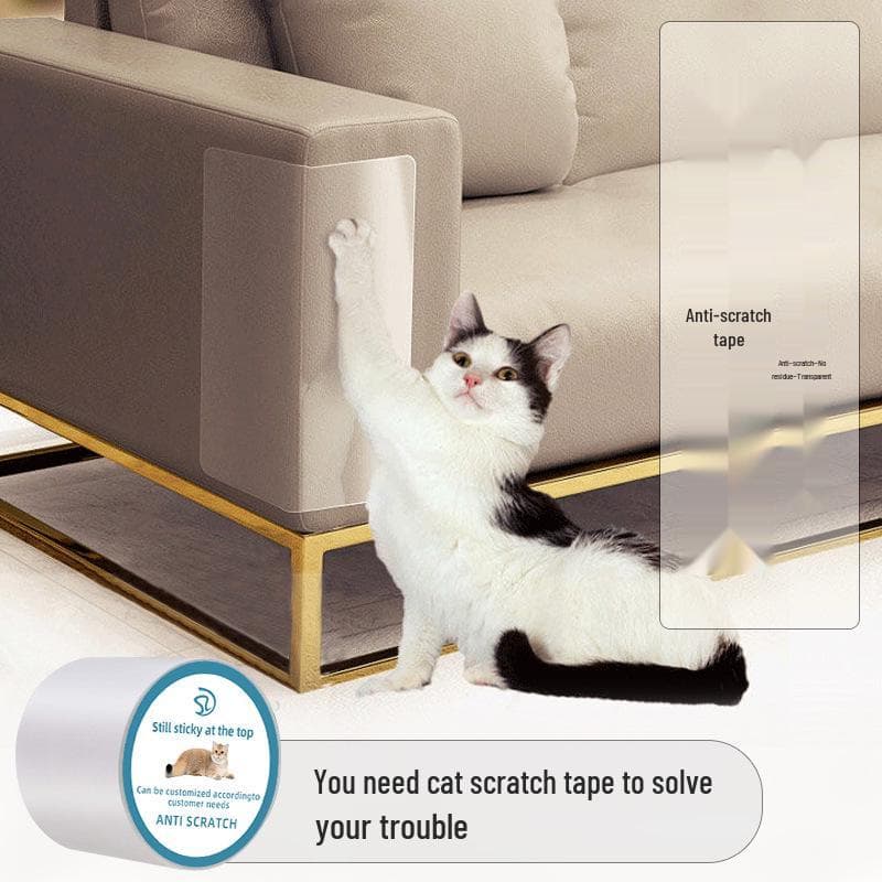 Protector de Muebles Transparente de PVC Anti-Rayaduras: Cinta de Sofá Desmontable, Mate y Resistente al Desgaste para Protección contra Arañazos