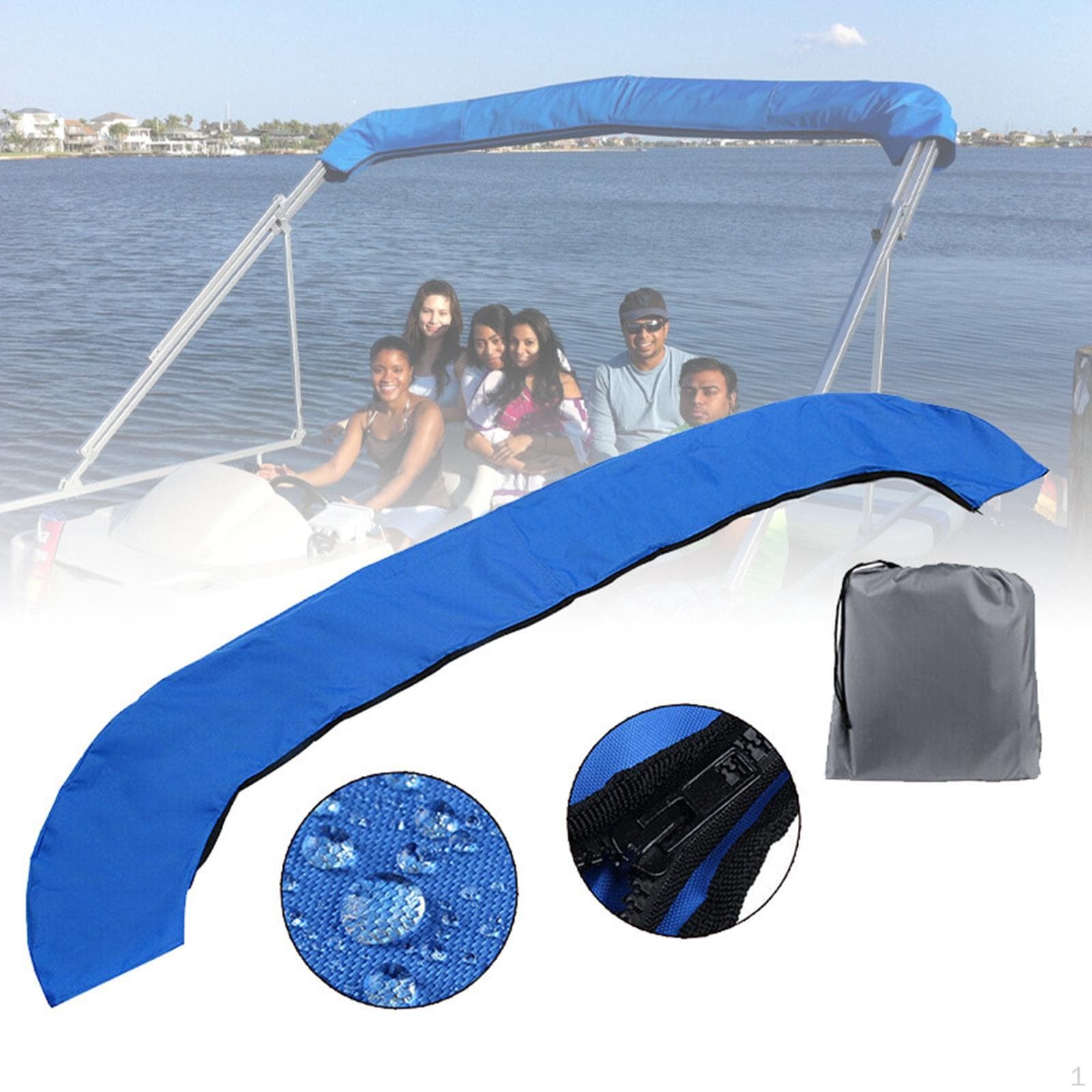 Cubierta de lona duradera para barco para almacenamiento, protección de tela Oxford impermeable