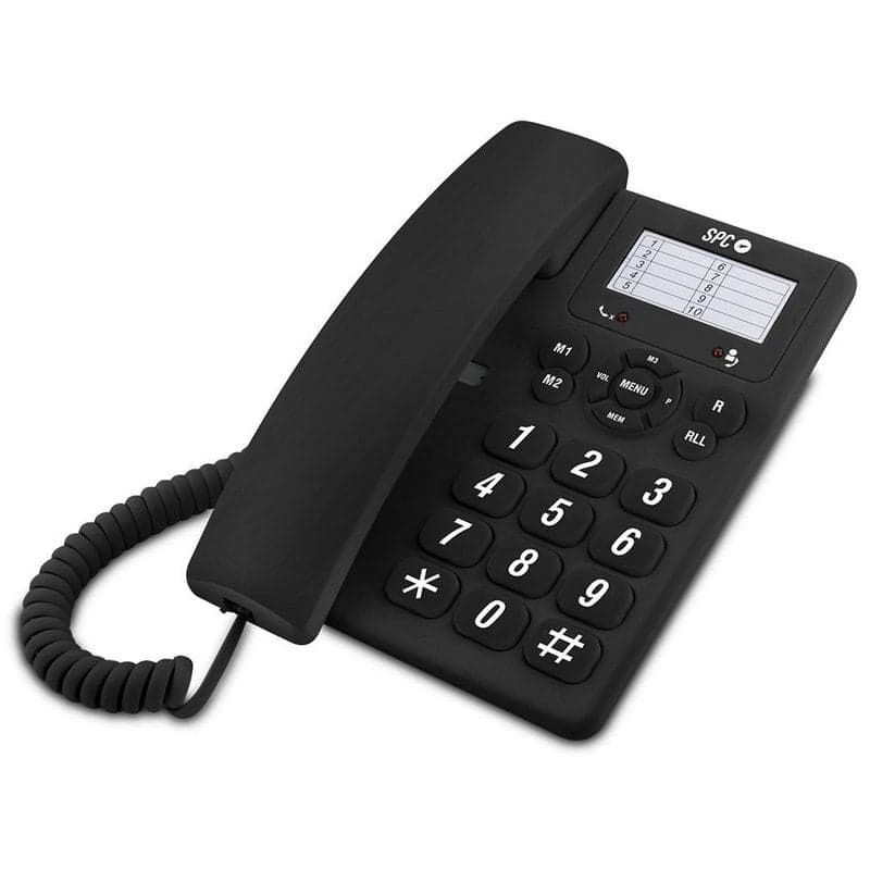 SPC Original Teléfono Fijo Negro