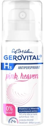 Gerovital Desodorante spray cielo rosa, 40 ml
