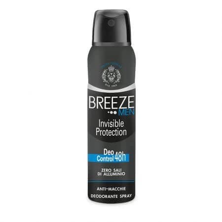 Desodorante en spray para hombre Invisible Protection, 150 ml, Breeze