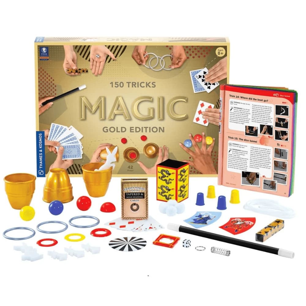 Colección de magia con 150 trucos Edición Oro, +8 años, Thames&Kosmos