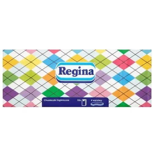 Pañuelo de papel REGINA de 4 capas, 10 paquetes de 9 unidades
