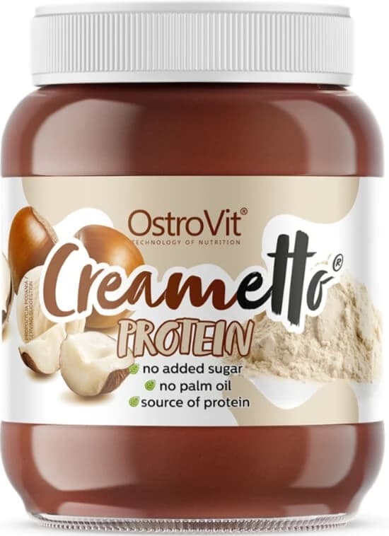 OstroVit Creametto Crema de cacahuete rica en proteínas 320g