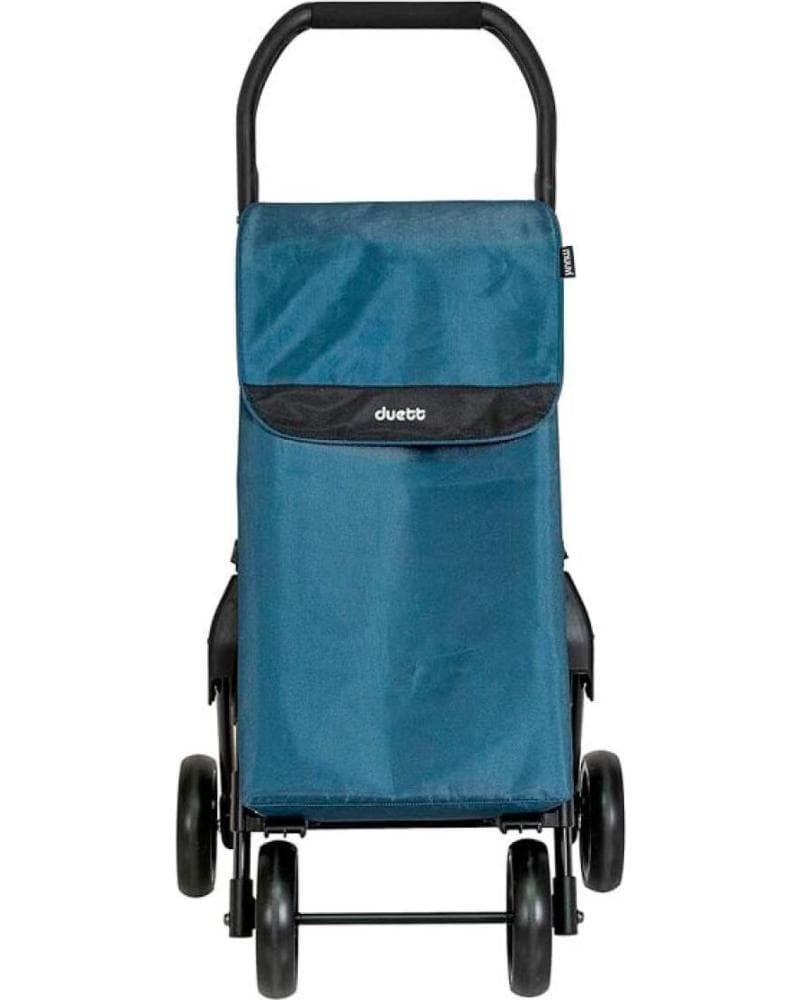 DUETT CARRO DE COMPRA PLEGABLE RESISTENTE Y FUNCIONAL MULTICOLOR
