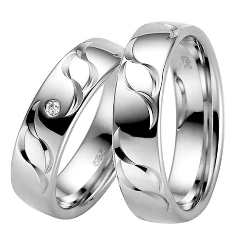 Alianzas oro blanco 6mm