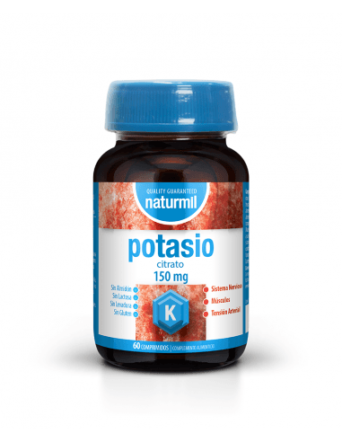 Naturmil Potasio (citrato) 150mg 60 Comprimidos