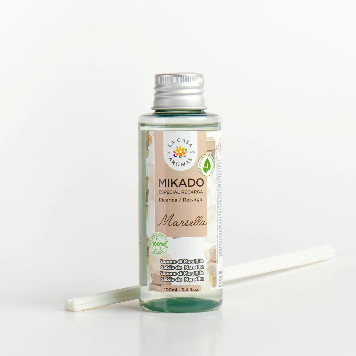 Ambientador Mikado Reposición Jabón de Marsella - 6x100ml