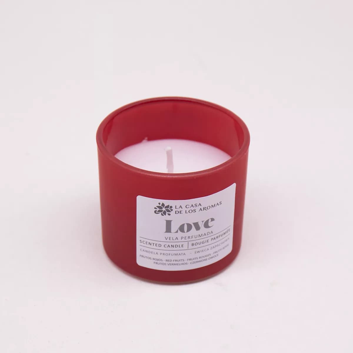 Vela Aromática Frutos Rojos, 90grs