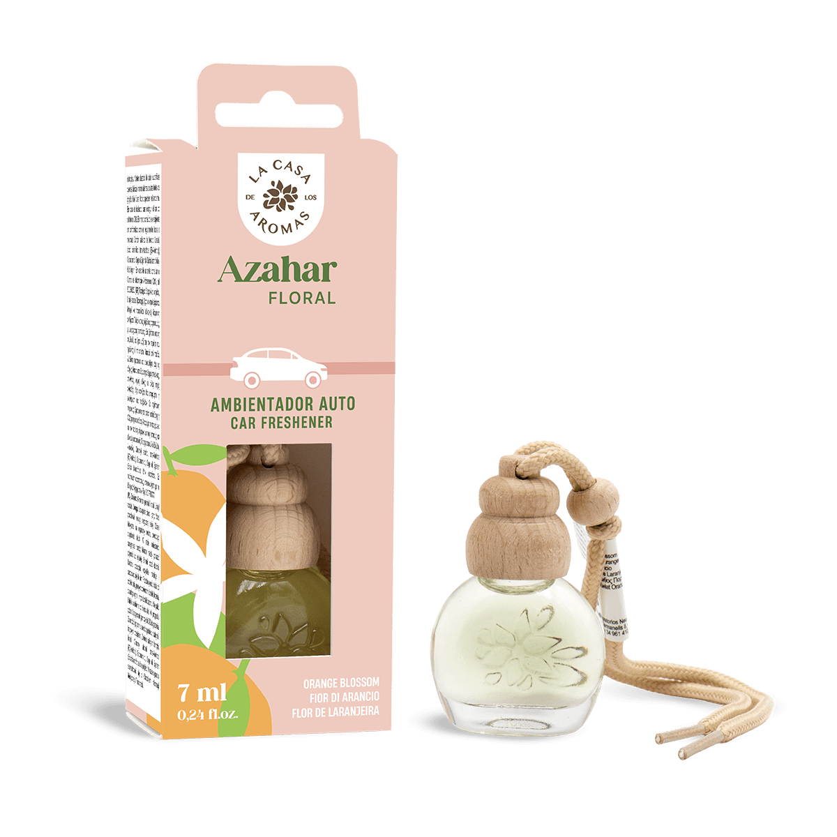 Ambientador Colgador Coche Azahar