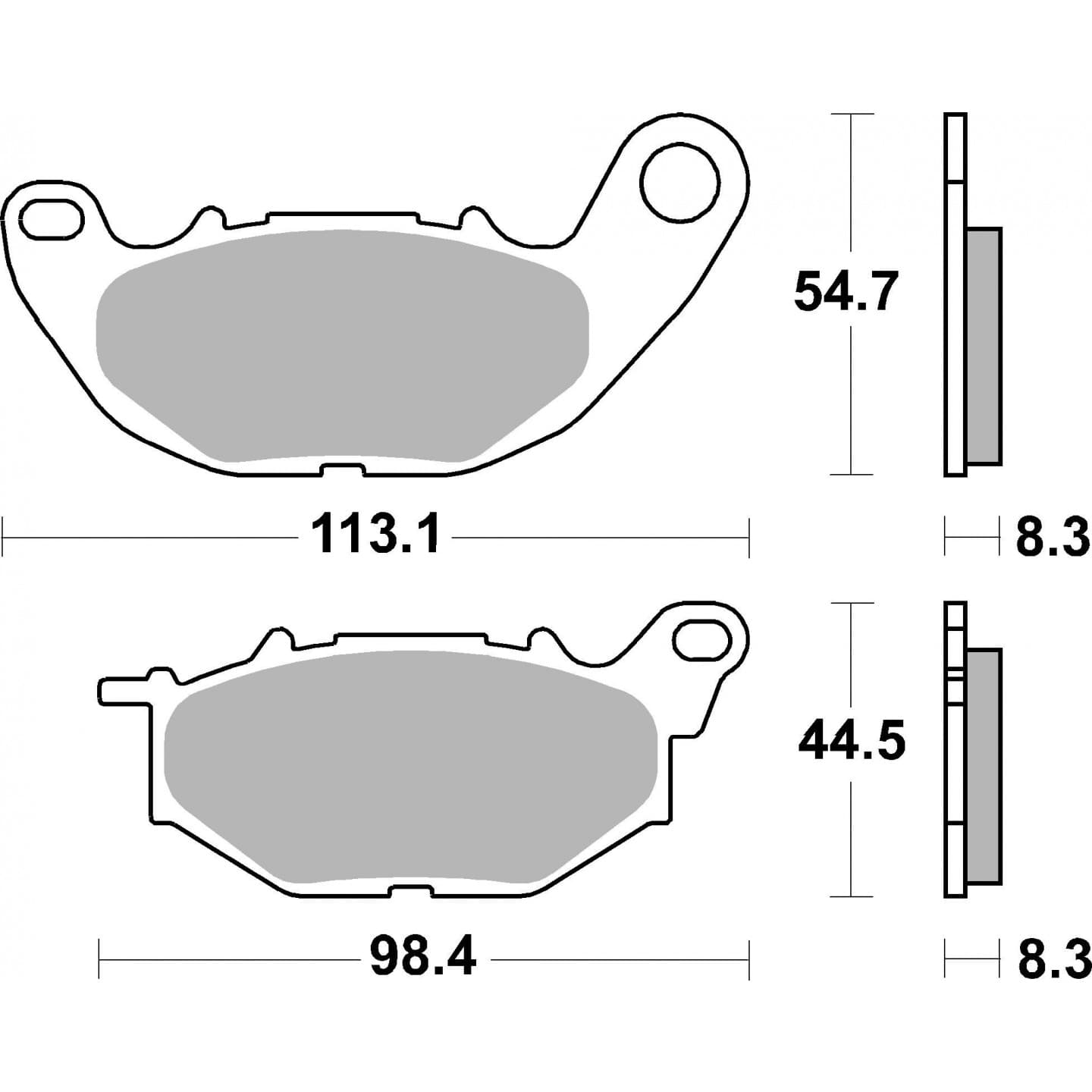 Juego de pastillas  BREMBO 07YA52SR